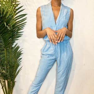 By Style Envy - One Piece Lightweight Light Blue Romper